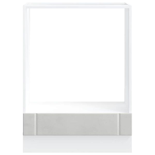 vidaXL Ugnsskåp Lucca betonggrå konstruerat trä