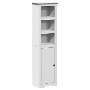 vidaXL Badrumssk&aring;p BODO vit 44x30x160 cm