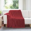 vidaXL Filtar 6 pcs Bordeaux R&ouml;d 200 x 150 cm Fleece