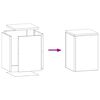 vidaXL V&auml;xtst&auml;ll 2 pcs Rostig 24 x 24 x 35 cm V&auml;derbest&auml;ndig st&aring;l