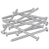vidaXL M&ouml;belskruvar 12 pcs Silver M6 x 100 mm St&aring;l