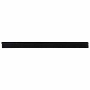 vidaXL Sj&auml;lvh&auml;ftande d&ouml;rrborstlist 2 st Svart 100 cm Aluminiumlegering