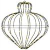 vidaXL Julfinialslampa 192 LED-lampor Varmvit Diam. 40 x 40 cm