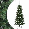vidaXL Konstgjord julgran med julkulor 120 cm 150 LED-lampor Varmvit