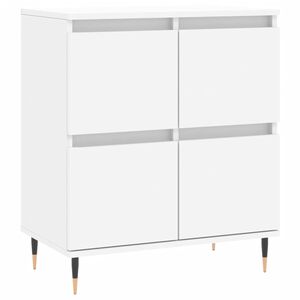 vidaXL Byr&aring; vit 60x35x70 cm konstruerat tr&auml;