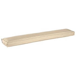 vidaXL Pallkudde Beige 200 x 40 x 8 cm Oxford tyg