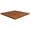 vidaXL Fyrkantig bordsskiva m&ouml;rkbrun 90x90x4cm behandlad massiv ek