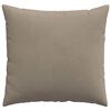 vidaXL Sofakuddar 2 pcs Taupe 50 x 50 cm tyg