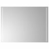 vidaXL Badrumsspegel LED 80x60 cm