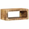 vidaXL TV-sk&aring;p Brun 60 x 30 x 25 cm Massivt Mangotr&auml;