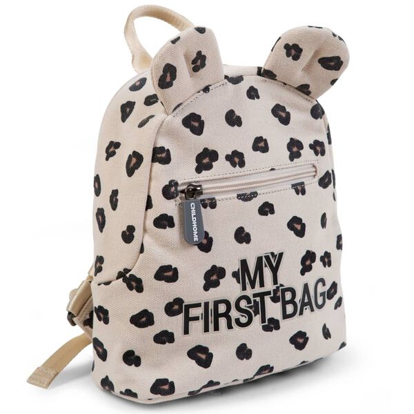 CHILDHOME Barnryggs&auml;ck My First Bag canvas leopard