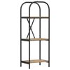 vidaXL Hyllsystem 3 niv&aring;er 40 x 30 x 109 cm Konstruerat tr&auml; Artisan Ek