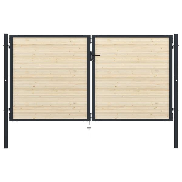 vidaXL Staketribbor 40 st 134 cm massivt grantr&auml;