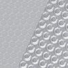 vidaXL Poolskydd silver 450x220 cm PE
