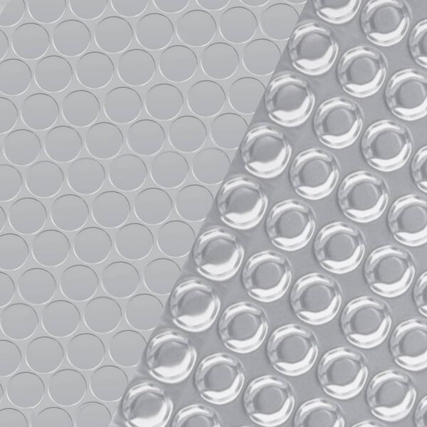 vidaXL Poolskydd silver 450x220 cm PE