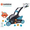 GARDENA Leksaksgr&auml;sklippare tr&auml; bl&aring; och svart