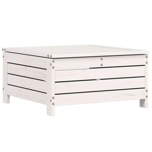 vidaXL Tr&auml;dg&aring;rdspall vit 62x63,5x32 cm massiv furu
