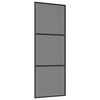 vidaXL Skjutd&ouml;rr 76 x 205 cm H&auml;rdat Glas och Aluminium