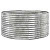 vidaXL Odlingsl&aring;da silver 140x140x68 cm galvaniserat st&aring;l