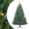 vidaXL Plast Hingad Julgran Gr&ouml;n 180 cm PVC och metall