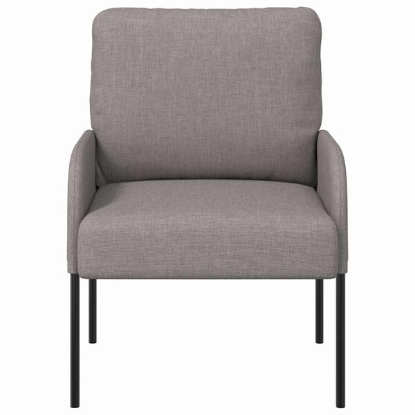 vidaXL Soffor med kudde 55cm Taupe Plywood