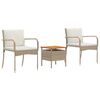 vidaXL Tr&auml;dg&aring;rdset Beige konstrotting