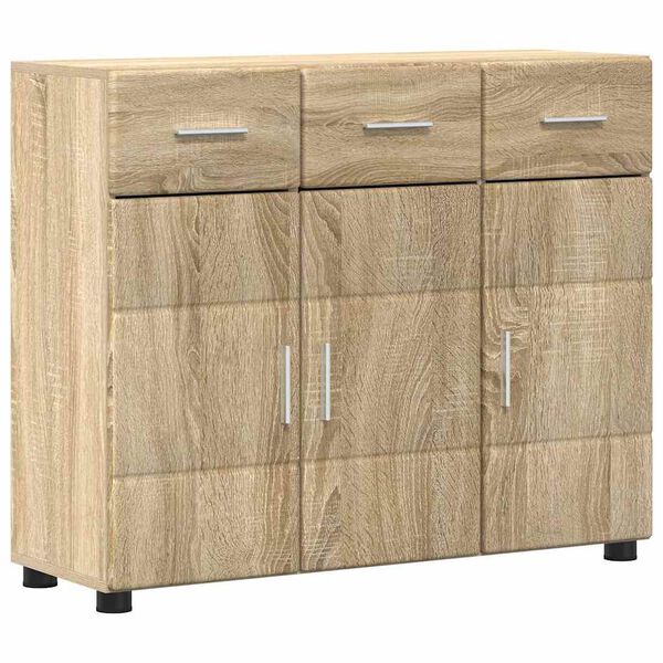 vidaXL Sideboard Sonoma-ek 88,5 x 30,5 x 73 cm Konstruerat tr&auml;