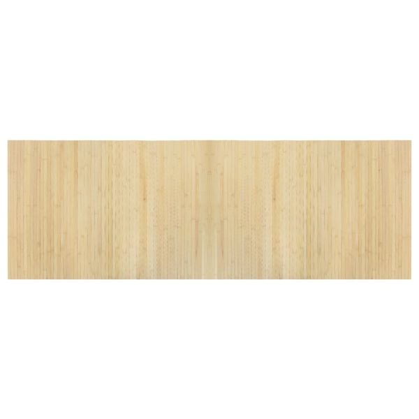 vidaXL Matta rektangul&auml;r ljus naturlig 70x200 cm bambu