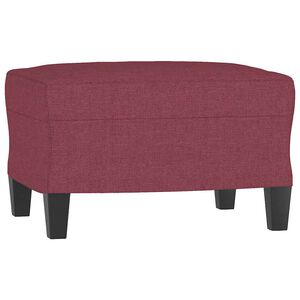 vidaXL Fotpall Vinr&ouml;d 60x50x41 cm tyg