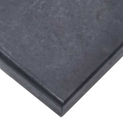 vidaXL Parasollfot svart 40x28x4 cm granit
