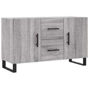 vidaXL Sk&auml;nk gr&aring; sonoma 100x36x60 cm konstruerat tr&auml;