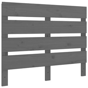 vidaXL S&auml;nggavel gr&aring; 100x3x80 cm massiv furu
