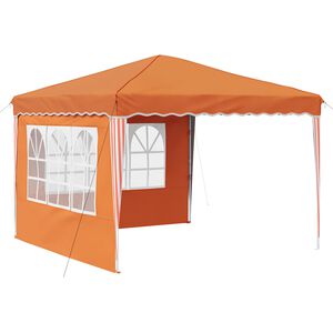 vidaXL Pop-up Partyt&auml;lt Orange 288 x 288 x 245 cm Oxford Tyg
