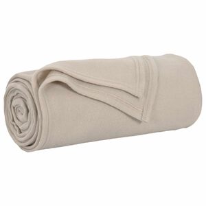 vidaXL Filt Beige 170 x 130 cm 0.33 kg Fleece