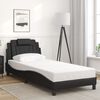 vidaXL Bed Frame "Viana" without Mattress Black 80x200 cm Faux Leather