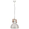 vidaXL H&auml;nglampa industriell vintage 25 W silver rund 40 cm E27