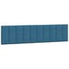 vidaXL Bed with Mattress "Hanko" Blue 200x200 cm Velvet