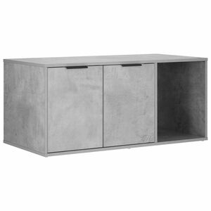 vidaXL Kattbur M&ouml;bler Betonggr&aring; 100 x 49 x 45 cm Konstruerat tr&auml;