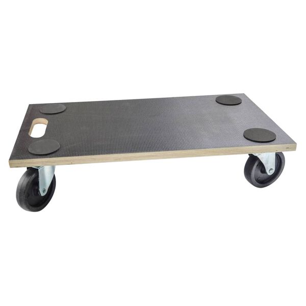 Practo Home M&ouml;belvagn 300 kg tr&auml; svart