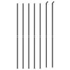 vidaXL St&auml;ngsel med stolpsko antracit 1,8x10 m