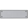 vidaXL V&auml;ggmonterad magnettavla svart 100x30 cm h&auml;rdat glas