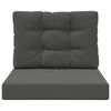 vidaXL Utomhus Soffa Kudde 2 pcs Antracit Polyester