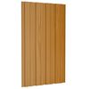 vidaXL Takpanel 36 pcs Naturf&auml;rg 80 x 45 cm Galvaniserat st&aring;l