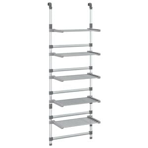 vidaXL Torkst&auml;llning v&auml;gg 5 niv&aring;er aluminium