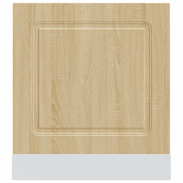 vidaXL Diskmaskinspanel Kalmar sonoma-ek 60x1,5x67 cm konstruerat trä