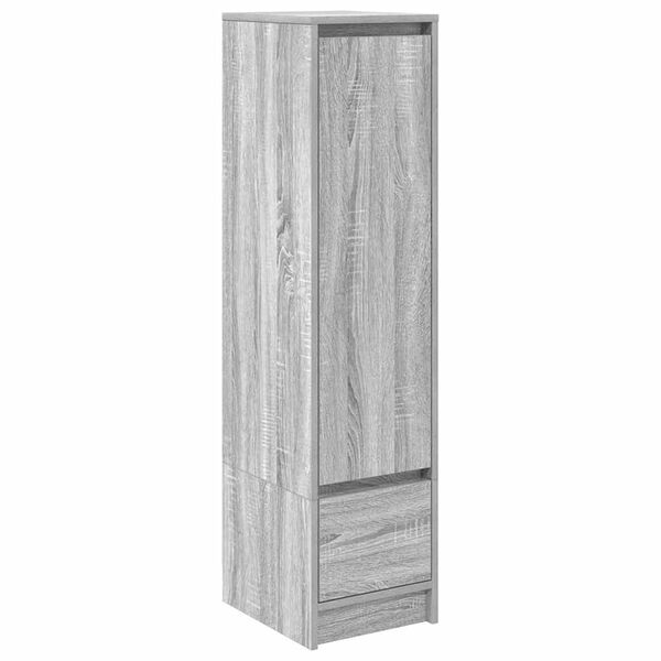 vidaXL Highboard gr&aring; sonoma 29,5x34x119,5 cm konstruerat tr&auml;