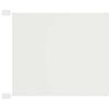 vidaXL Markis vertikal vit 140x270 cm oxfordtyg