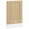 vidaXL Diskmaskinspanel Kalmar sonoma-ek 45x1,5x57 cm konstruerat tr&auml;
