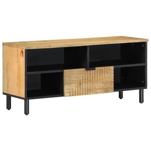 vidaXL TV-b&auml;nk brun 100x33x46 cm massivt tr&auml; mango