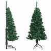 vidaXL Plastgran f&ouml;r h&ouml;rn gr&ouml;n 120 cm PVC
